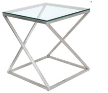 Stainless Steel Simple Decorative Side Coffee Table