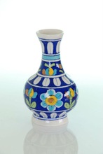 Blue Pottery Pot Vase