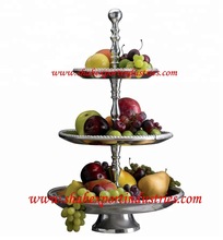 cake stand silver finish