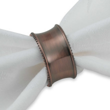 Copper Antique Hammered napkin ring, Feature : Stocked