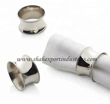Decorative Silver Napkin Holder Ring
