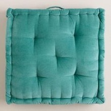 Gs 100% Cotton Printed PU Foam Floor Cushion, Feature : fibre filled