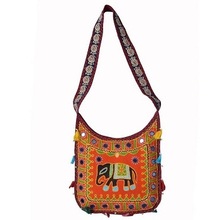 Cotton Fabric rajasthani hand bag, Feature : High Quallity