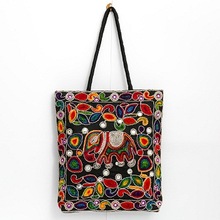 Tote bag Embroidered Suzani Bag, for Daily