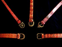 belts with dokra buckles