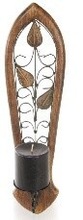 Wall Leaf Design Candle stand
