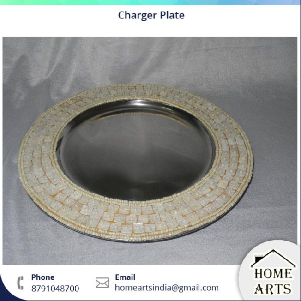 Round Metal Charger Plates for Wedding