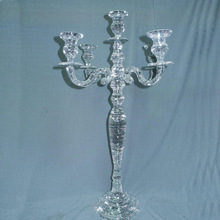 CANDELABRA Pure Crystal Candle Holder, for Weddings
