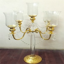 Metal silver plated candelabra, for Weddings