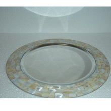 Round Stainless Steel WEDDING CHARGER PLATES
