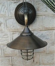 Antique Brass finish Wall Lamp