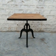Crank cafe table