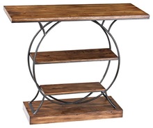 Industrial Acacia Wood Console Table