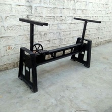 Industrial Crank Dining Table Base, Size : Customized Size