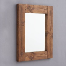 Rustic Wooden Frame Mirror