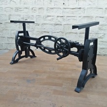 Vintage Industrial Crank Dining Table Base, Size : Customized