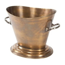 Metal Brass Vintage Ice Bucket