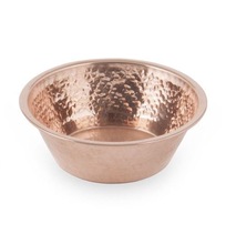 KS Metal Copper Hammered Bowl