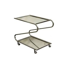Stainless Steel Round Bar Cart