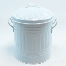 KSI Iron round storage trash can, Feature : Eco-Friendly