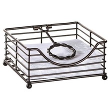 Metal Iron Scroll Napkin Holder, Size : 15.5x16.5x5.4 cm