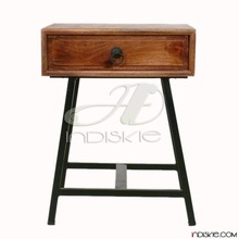End Table Wooden Nested Table, Size : 42*35*55 Cm
