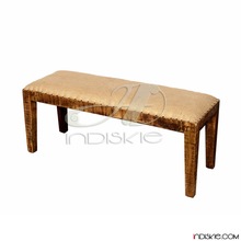 Wood Industrial Bench Vintage Bench, Size : 117x41x46 CM