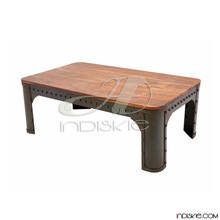 Industrial Riveted Metal Coffee Tables