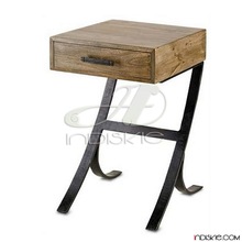 Mango Wood Nightstand Table