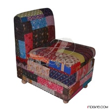 Patch Work Kantha Fabric Sofa Home Furniture Jodhpur