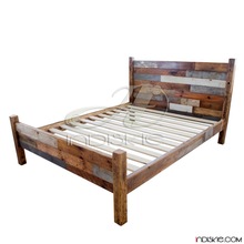 Reclaimed Wooden Bedroom Furniture King Bed