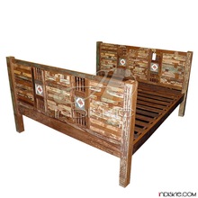 Recycled Teak Furniture Bed and Headboards