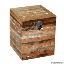 Recycled Wood Storage Box