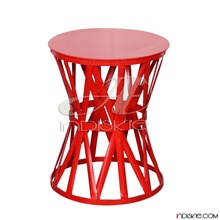Round Drum Side Table