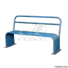  Metal Vintage Industrial Garden Benches, for Beach Chair, Size : 160x45x90 CM
