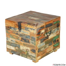 Vintage Wood Storage Box