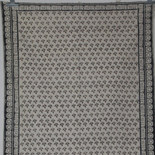 Dabu Dyed Handwoven Carpet
