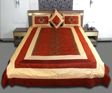 silk bedding set with pillow case