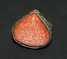 sunstone gemstone ring