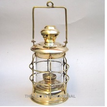 METAL brass Nautical oil lamp, Size : 30 CM