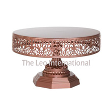 METAL Copper Cake Stand, Size : STANDARD