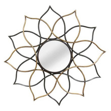 Home Accent flower shape metal Mirror