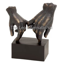  Metal Hand Sculpture, Size : CUSTOMISED