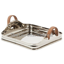  METAL Stainless Steel Tray, Size : 35 CM