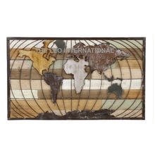 world map wall decor