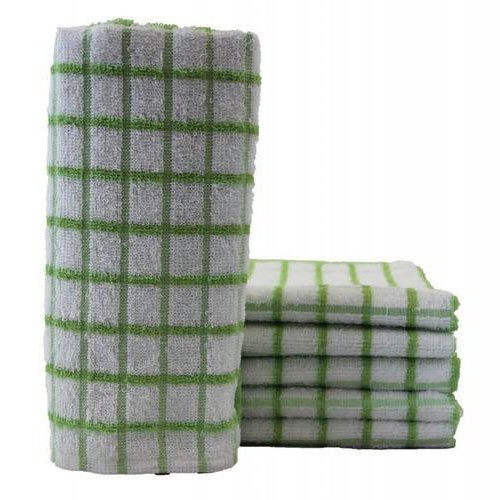 Checked Terry Towel