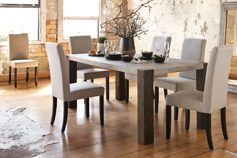 wooden dining table