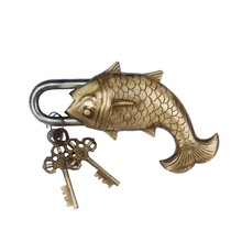 Fish shape animal Design door pad Lock