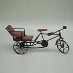 Aakarti Brassware Metal small tricycle for table