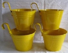 YELLOW COLOR FLOWER POT